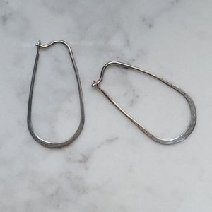 Delicate Silver Hoops